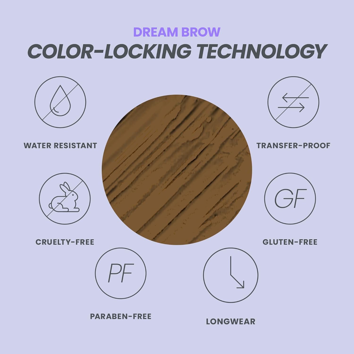 Dream Brow Eye Brow Gel, Long Lasting Eyebrow Gel, Waterproof Eyebrow Mascara, Transfer Proof Tinted Brow Gel and Eyebrow Filler (Blonde)
